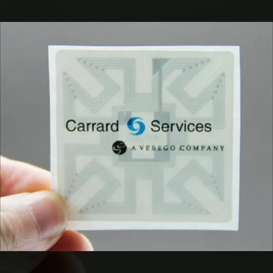 13,56 МГц RFID Hf MIFARE Classic 1K NFC Самоклеящаяся виниловая наклейка с печатью Электронные этикетки для продуктов