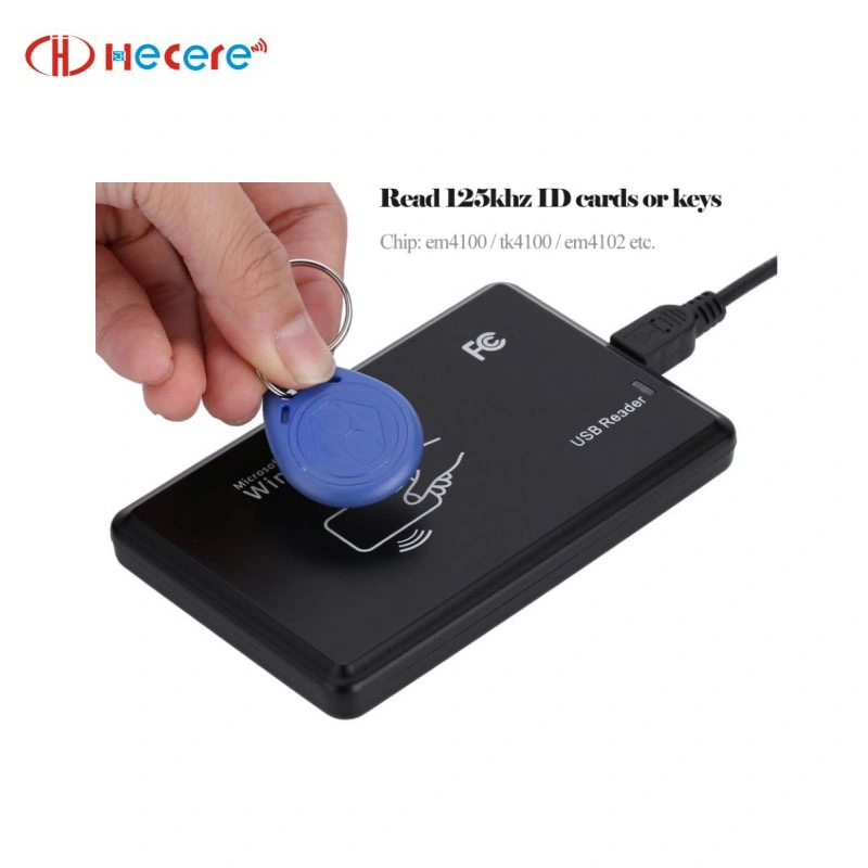 High Quality Desk RFID NFC Lh/Hf 125kHz 13.56MHz RFID Reader Writer