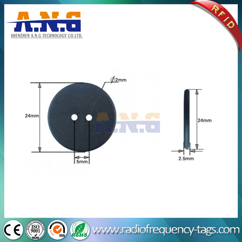 13.56MHz PVC Round Transparent Hf RFID Coin Tag