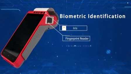 EMV PCI Ресторан Отель Беспроводной портативный мобильный платежный POS-терминал на платформе Android с термопринтером со сканером штрих-кода и отпечатком пальца (HCC-Z100)